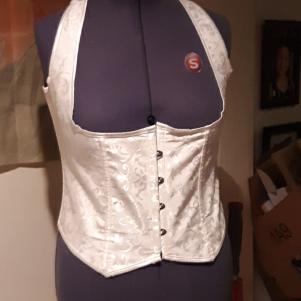 White Underbust Corset